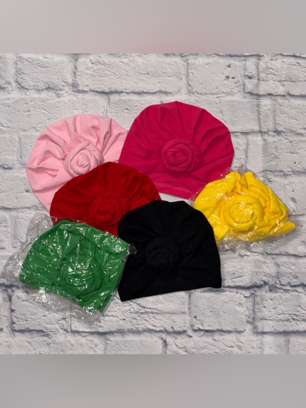 Kids Floral Knot Turban Hat - Multiple Colors